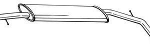 Toba esapamet intermediara BOSAL 294-003 – PEOUGET | AutoRival