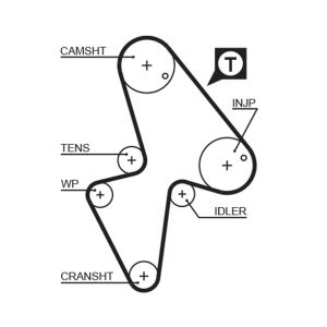 Curea de distributie GATES 5418XS – PEOUGET | AutoRival