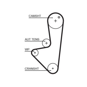Curea de distributie GATES 5574XS – PEOUGET | AutoRival