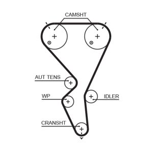 Curea de distributie GATES 5615XS