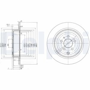 Disc frana DELPHI BG3049 – imagine produs