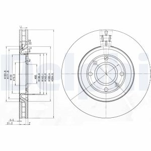 Disc frana DELPHI BG3529 – PEOUGET | AutoRival