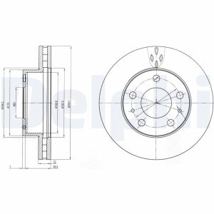 Disc frana DELPHI BG4060 – imagine produs
