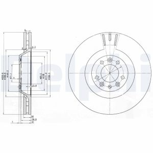 Disc frana DELPHI BG9844 – PEOUGET | AutoRival