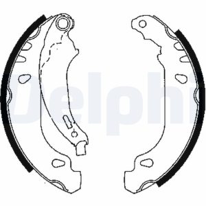 Set saboti frana DELPHI LS1848 – PEOUGET | AutoRival