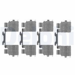 Set accesorii placute frana DELPHI LX0476 – PEOUGET | AutoRival