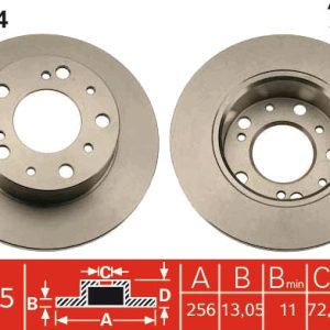 Disc frana TRW DF1114 – PEOUGET | AutoRival