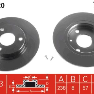 Disc frana TRW DF1120 – PEOUGET | AutoRival