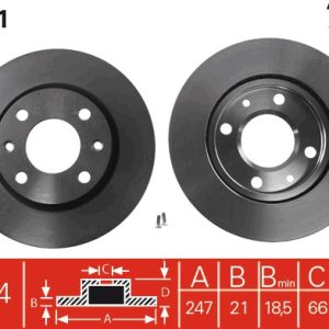 Disc frana TRW DF1221 – PEOUGET | AutoRival