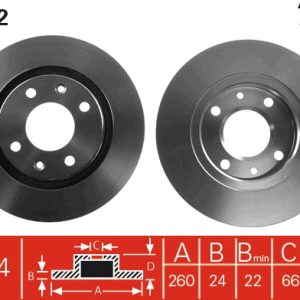 Disc frana TRW DF2782 – PEOUGET | AutoRival