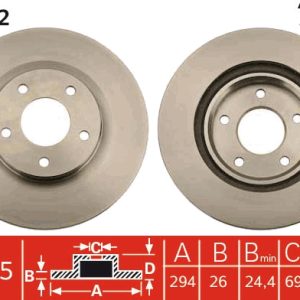 Disc frana TRW DF4932 – PEOUGET | AutoRival