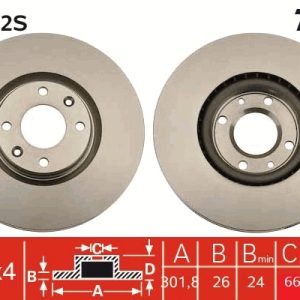 Disc frana TRW DF4962S – PEOUGET | AutoRival