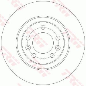 Disc frana TRW DF6134 – PEOUGET | AutoRival