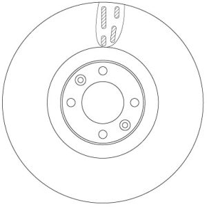 Disc frana TRW DF6140 – PEOUGET | AutoRival