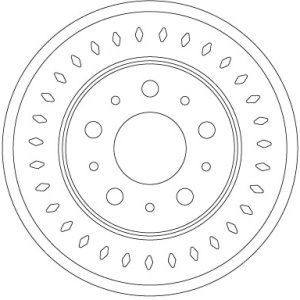 Disc frana TRW DF6925S – PEOUGET | AutoRival