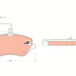 Set placute frana TRW GDB1595 – PEOUGET | AutoRival
