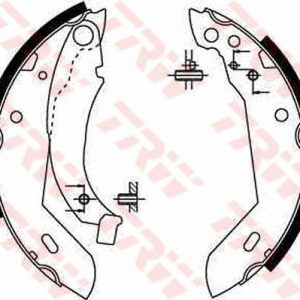 Set saboti frana TRW GS8158 – PEOUGET | AutoRival