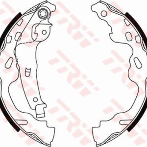 Set saboti frana TRW GS8480 – PEOUGET | AutoRival