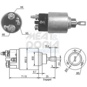 Solenoid electromotor MEAT DORIA 46153 – PEOUGET | AutoRival