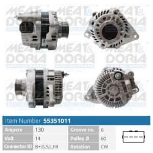 Alternator MEAT DORIA 55351011 – PEOUGET | AutoRival