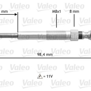 Bujie incandescenta VALEO 345175