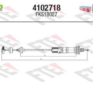 Cablu ambreiaj VALEO 4102718 – PEOUGET | AutoRival