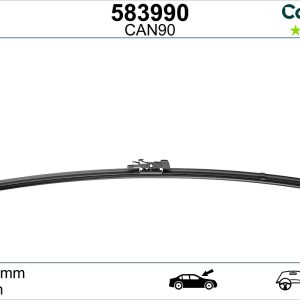 Lamela stergator VALEO 583990