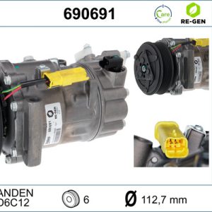Compresor climatizare VALEO 690691