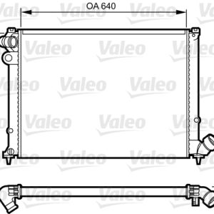Radiator racire motor VALEO 731574