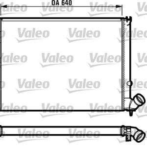 Radiator racire motor VALEO 731575
