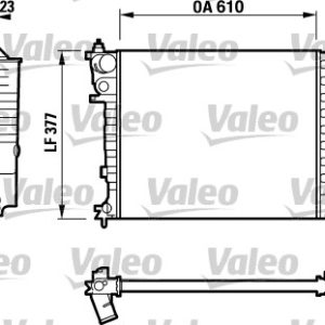 Radiator racire motor VALEO 732535