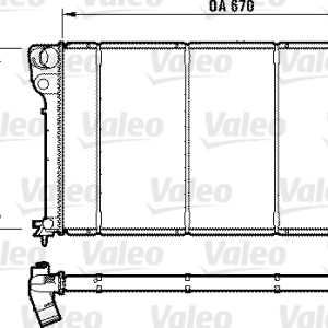 Radiator racire motor VALEO 732565