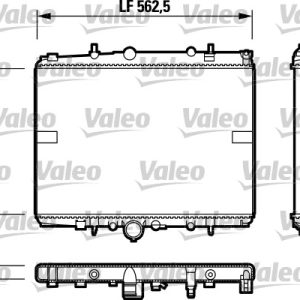Radiator racire motor VALEO 732599