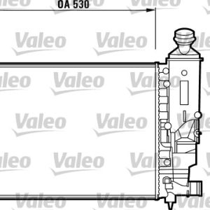 Radiator racire motor VALEO 732882