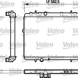 Radiator racire motor VALEO 732893