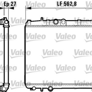 Radiator racire motor VALEO 732910