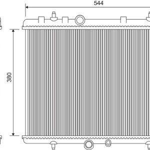Radiator racire motor VALEO 734338