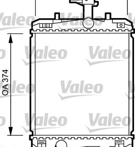Radiator racire motor VALEO 735072