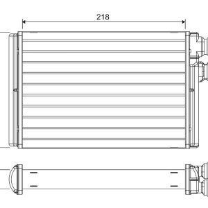 Schimbator de caldura incalzire habitaclu VALEO 811576 – PEOUGET | AutoRival