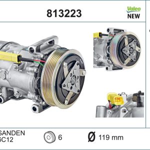 Compresor climatizare VALEO 813223