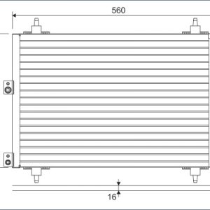 Condensator climatizare VALEO 814080