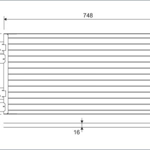 Condensator climatizare VALEO 814085