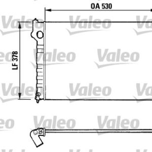 Radiator racire motor VALEO 816554