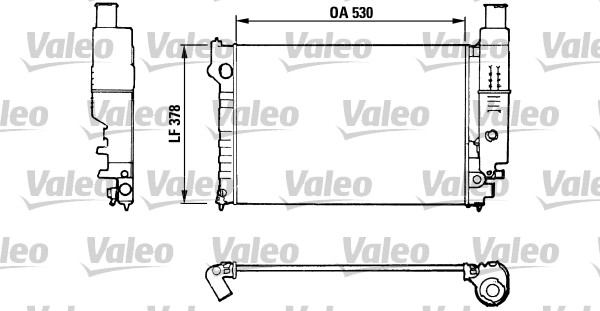 Radiator racire motor VALEO 816554