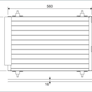 Condensator climatizare VALEO 817508