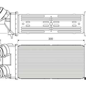 Intercooler compresor VALEO 817706
