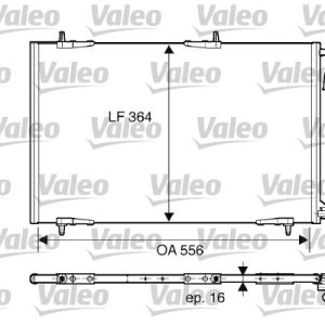 Condensator climatizare VALEO 818000