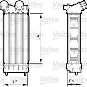 Intercooler compresor VALEO 818226