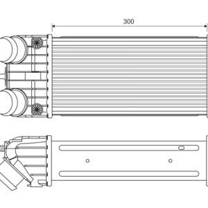Intercooler compresor VALEO 818385