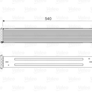 Intercooler compresor VALEO 818545